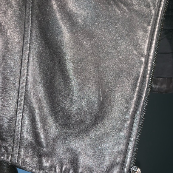 French connection leather jacket - Picture 3 of 4